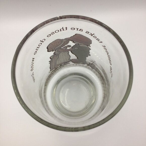 Vintage Limited Edition 6" Holly Hobbie Coca-Cola Drinking Glass Tasks Done Love - Picture 6 of 11